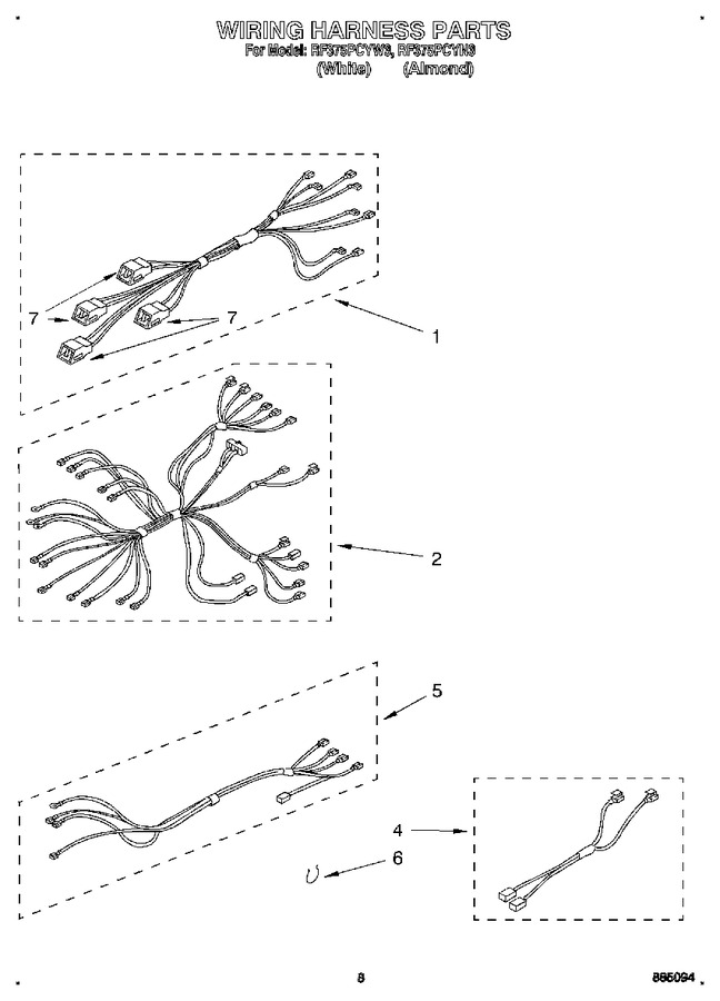 Diagram for RF375PCYW3