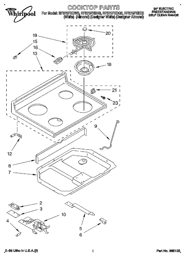 Diagram for RF375PXDZ0
