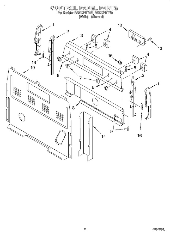 Diagram for RF375PXEW0