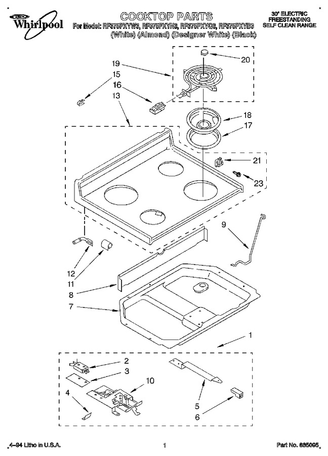 Diagram for RF375PXYW3