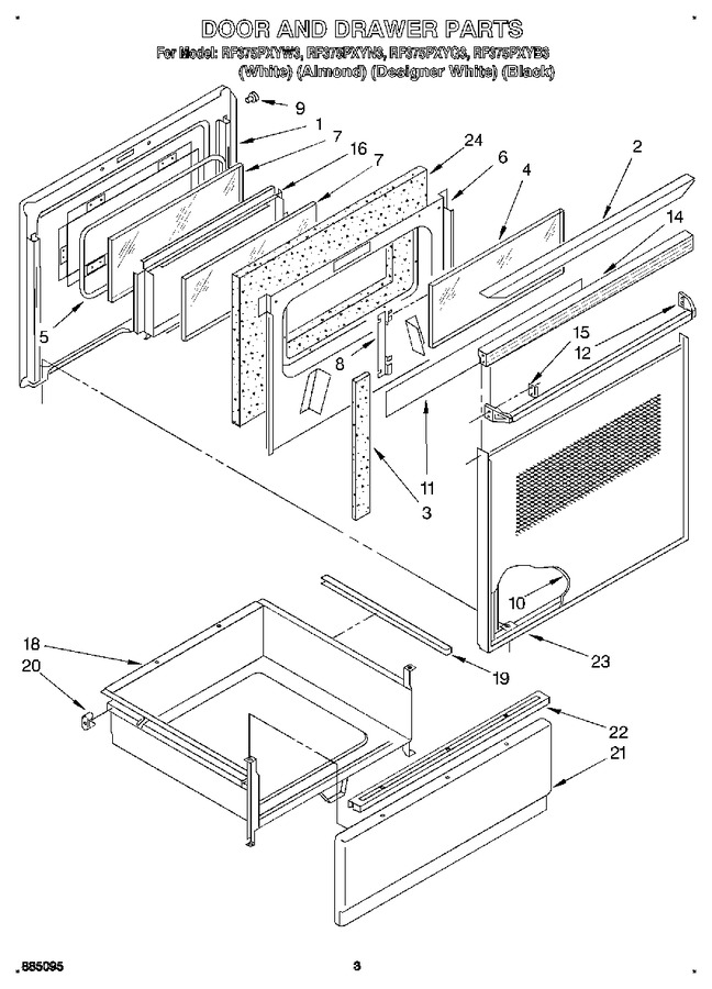 Diagram for RF375PXYB3