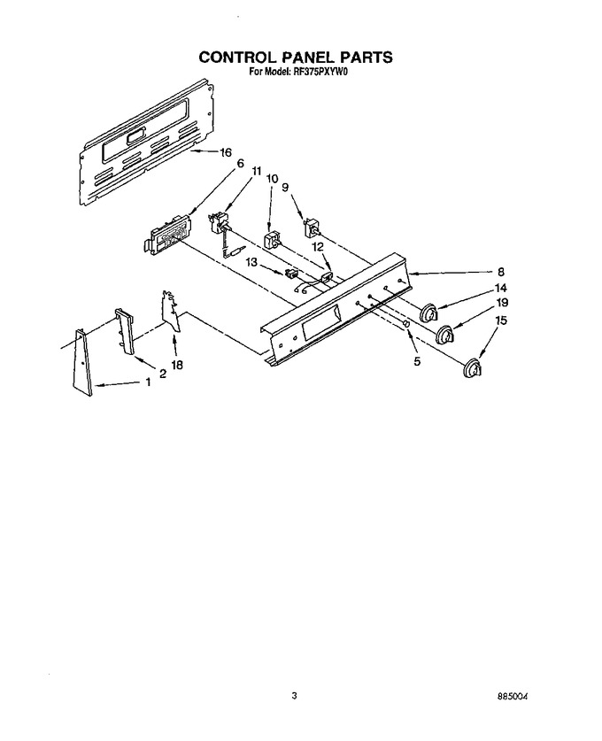 Diagram for RF375PXYN0