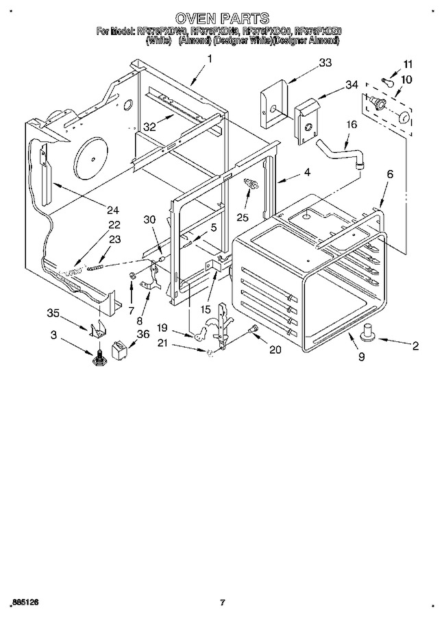 Diagram for RF376PXDQ0
