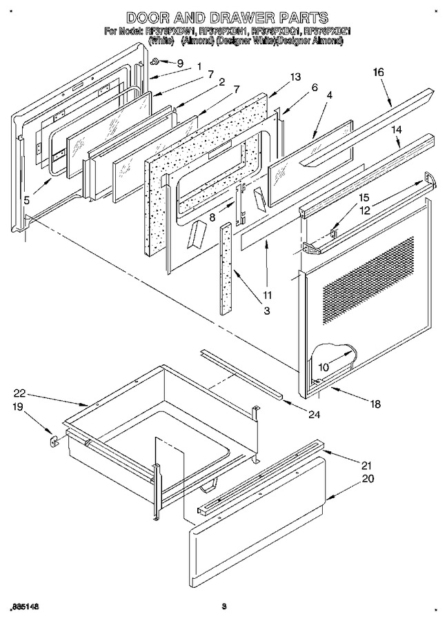 Diagram for RF376PXDW1
