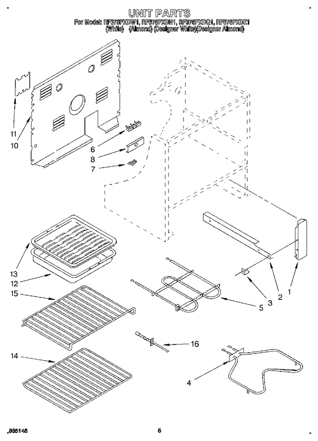 Diagram for RF376PXDW1