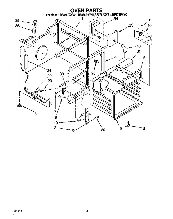 Diagram for RF376PXYW1