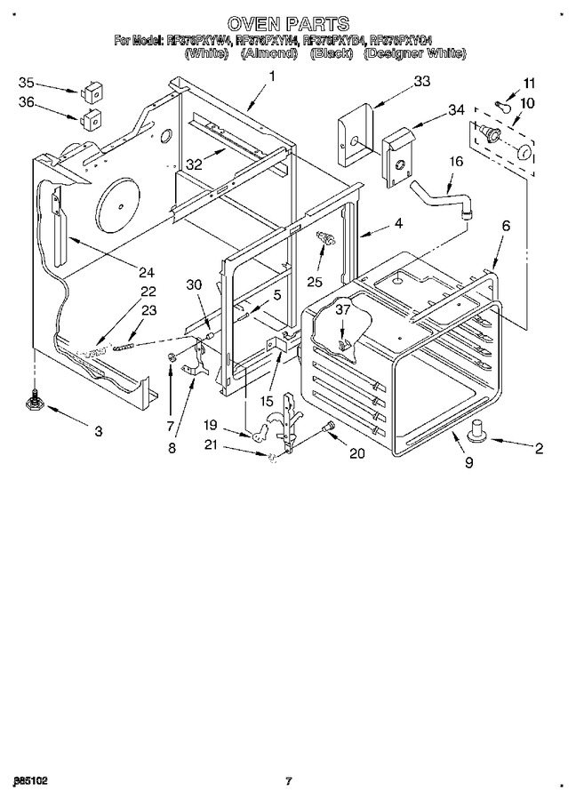 Diagram for RF376PXYN4