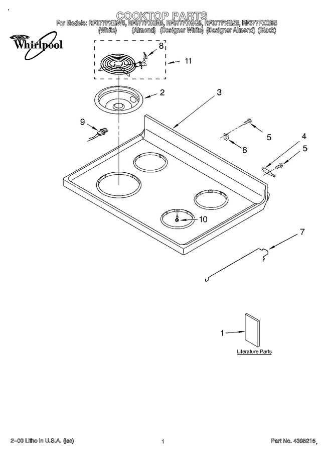 Diagram for RF377PXGZ5