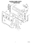 Diagram for 02 - Control Panel Parts