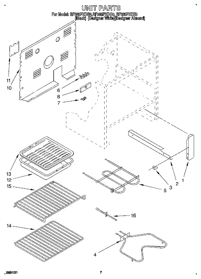 Diagram for RF385PXDB0