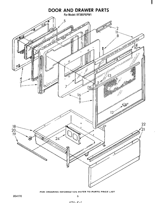 Diagram for RF385PXPW1