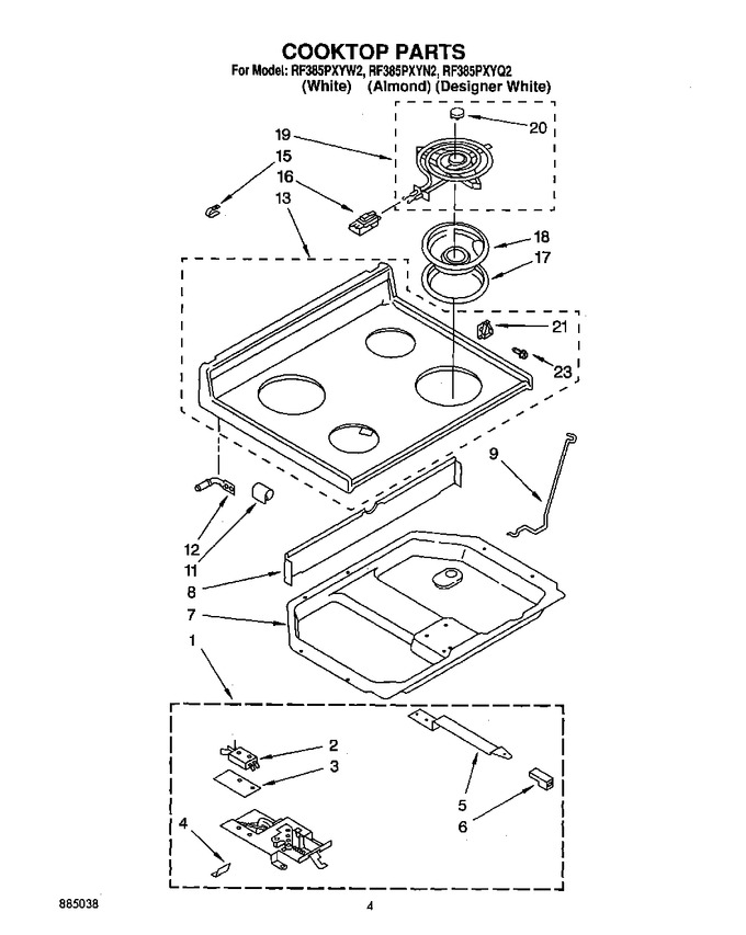 Diagram for RF385PXYW2