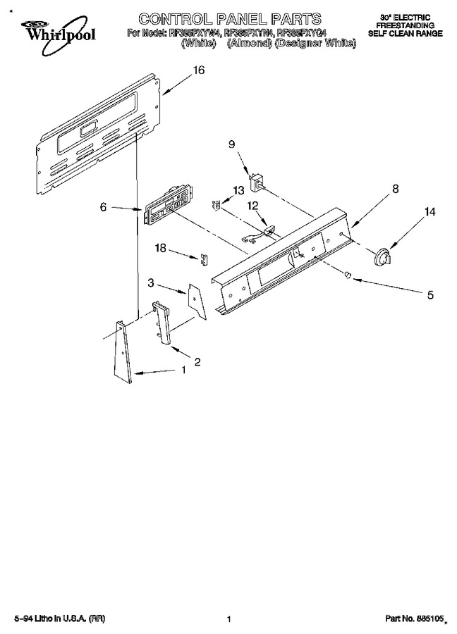 Diagram for RF385PXYW4