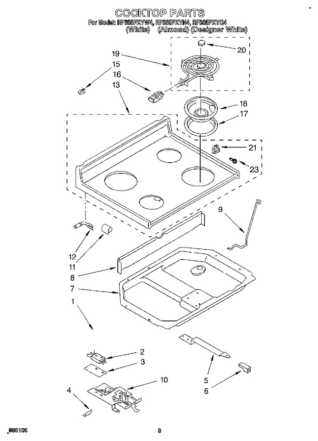 Diagram for RF385PXYN4