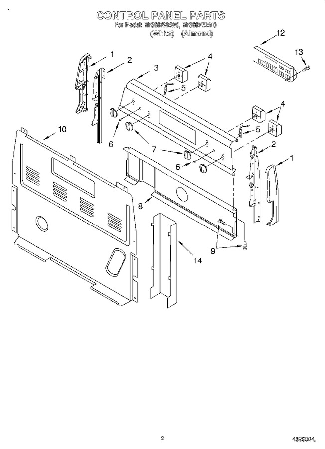 Diagram for RF386PXEW0