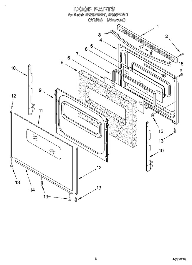 Diagram for RF386PXEW0