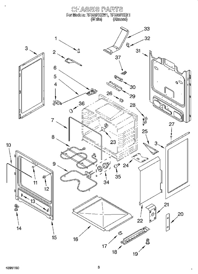 Diagram for RF386PXEW1