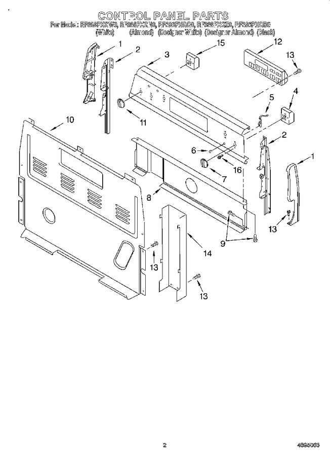 Diagram for RF386PXGN0