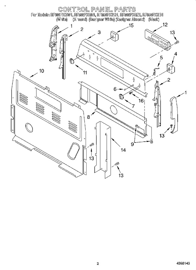 Diagram for RF386PXGN1