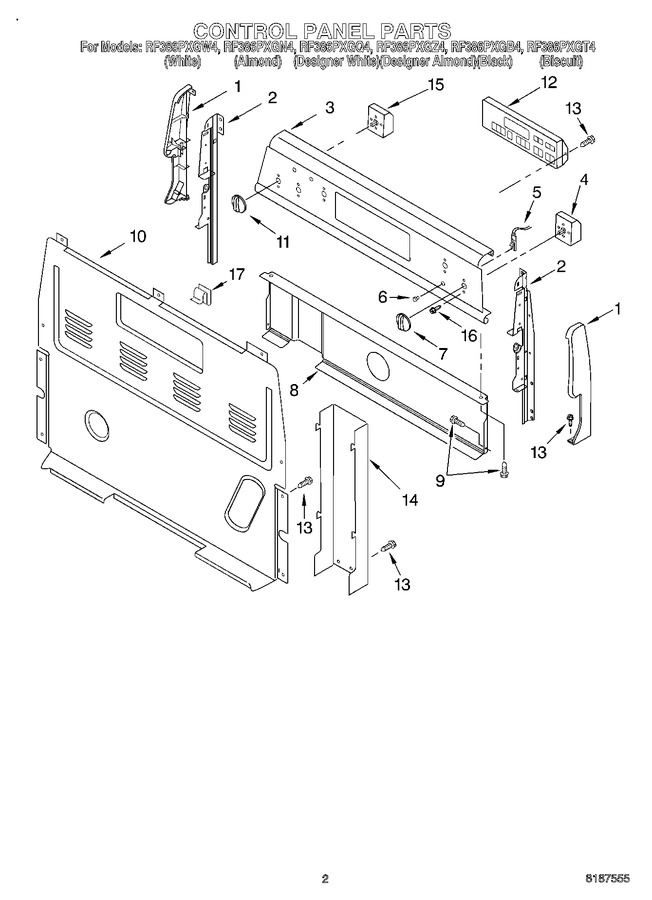Diagram for RF386PXGN4