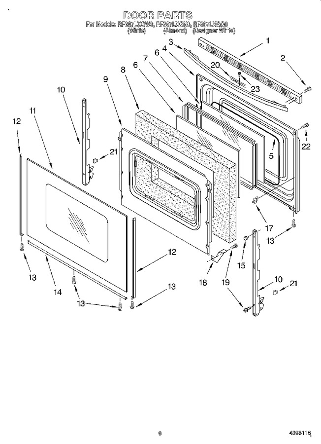 Diagram for RF387LXGW0