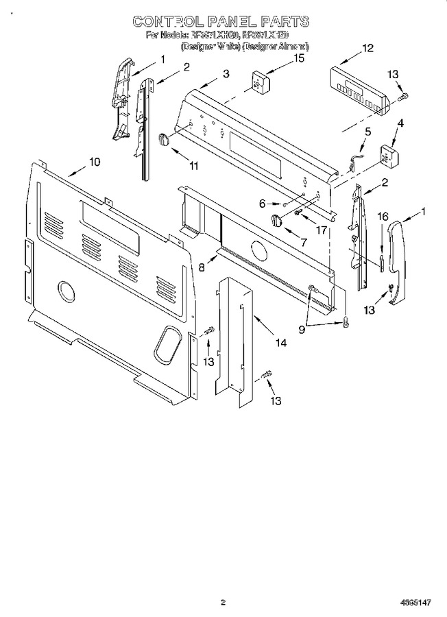 Diagram for RF387LXHZ0