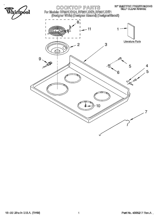 Diagram for RF387LXHT1