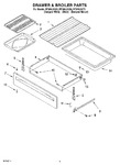 Diagram for 04 - Drawer And Broiler