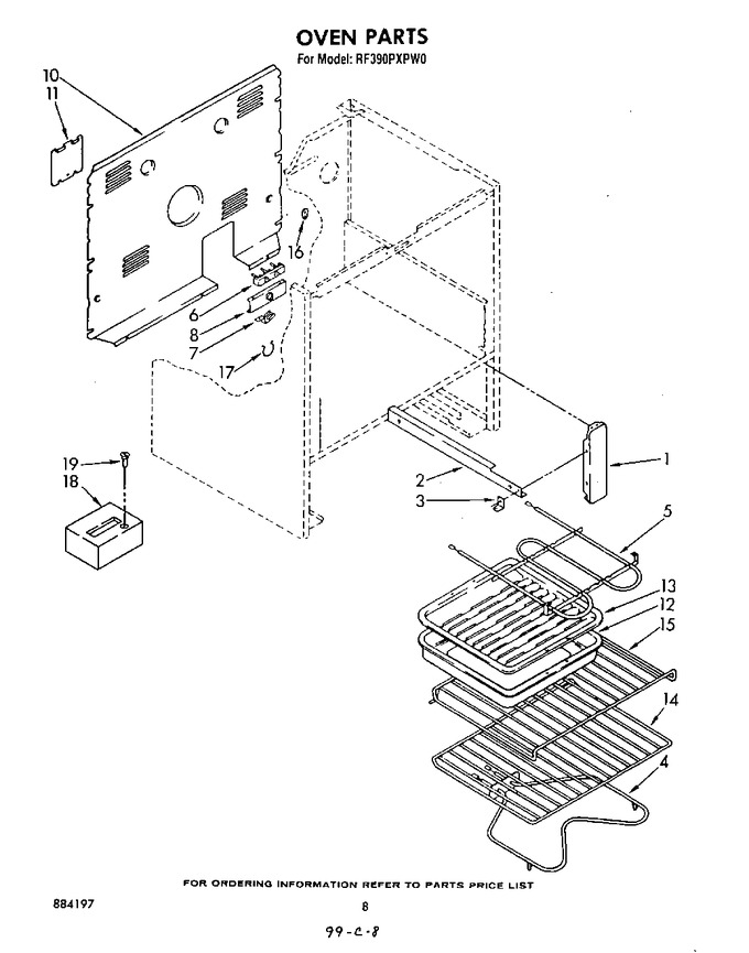Diagram for RF390PXPW0