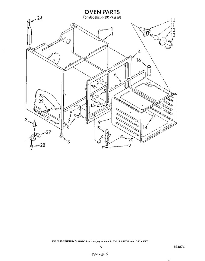 Diagram for RF391PXWW0