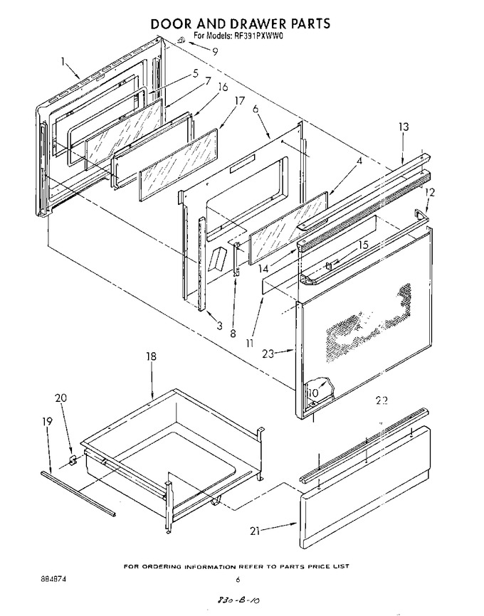 Diagram for RF391PXWW0