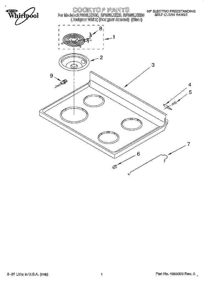 Diagram for RF395LXEQ0