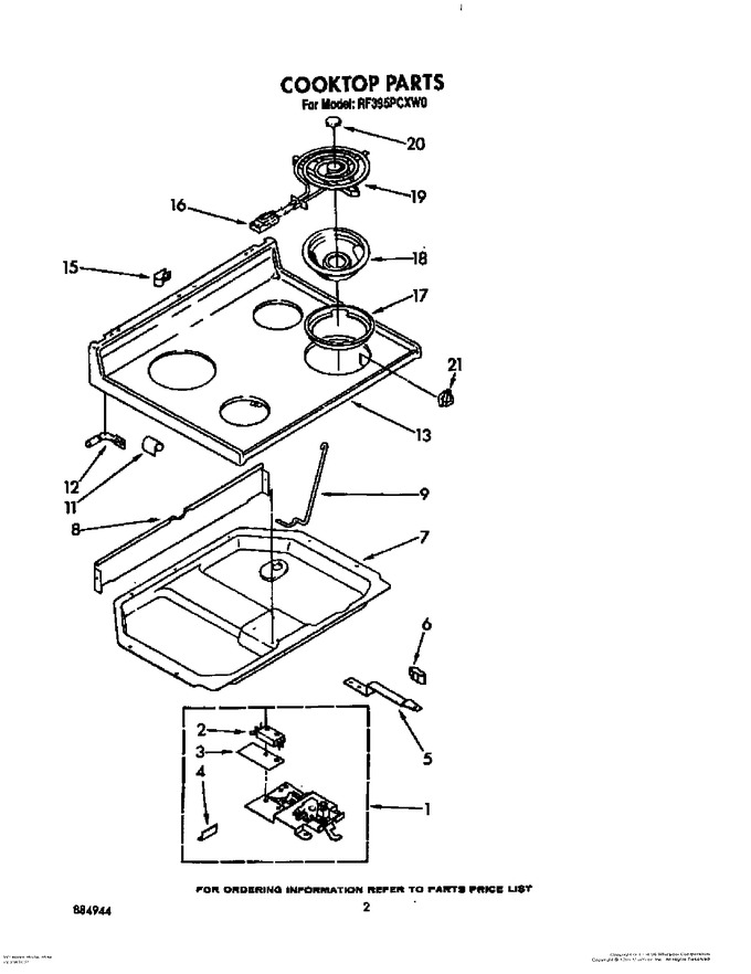 Diagram for RF395PCXW0