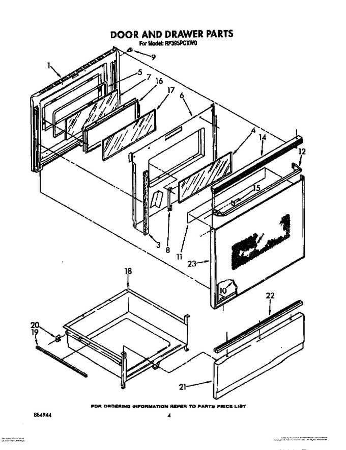 Diagram for RF395PCXW0