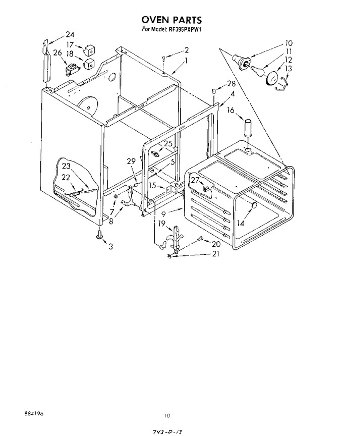 Diagram for RF395PXPW1