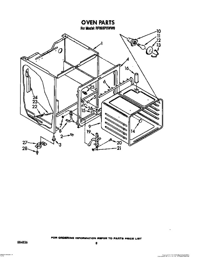 Diagram for RF395PXWN0