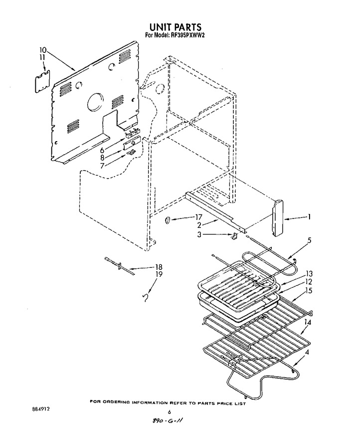 Diagram for RF395PXWW2