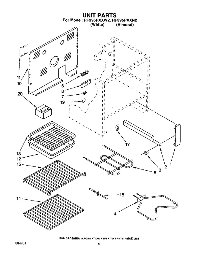 Diagram for RF395PXXW2