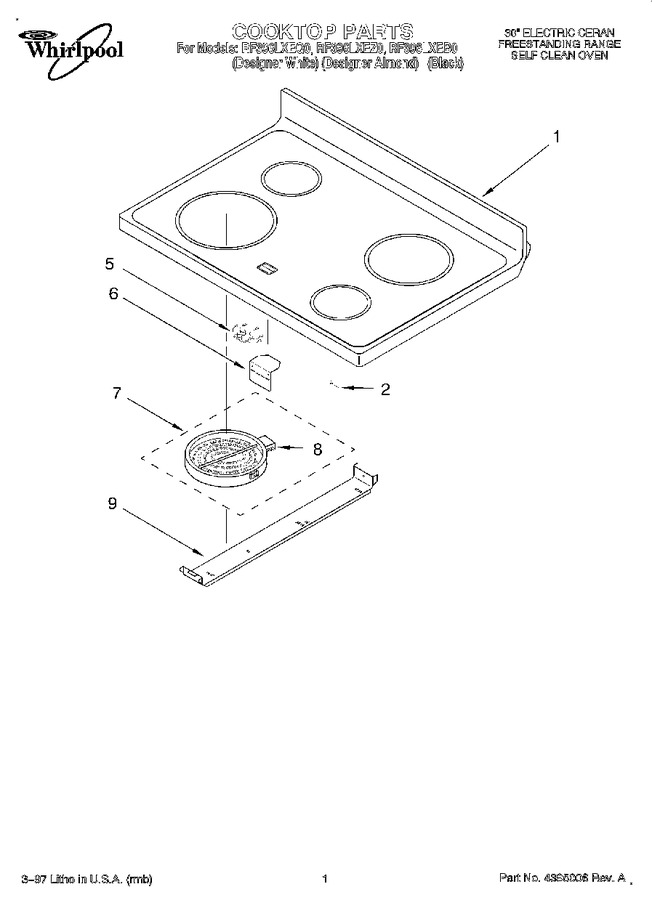 Diagram for RF396LXEZ0