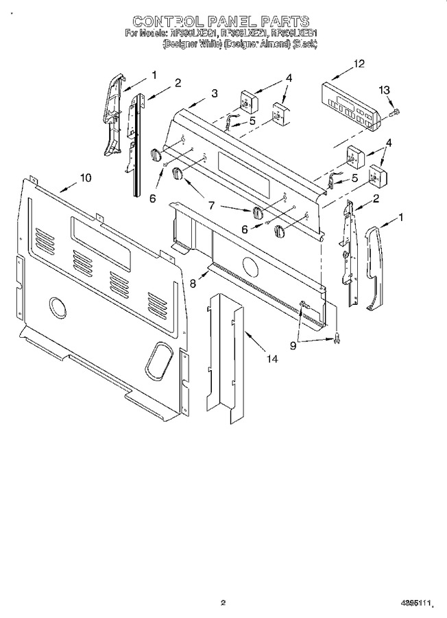 Diagram for RF396LXEZ1