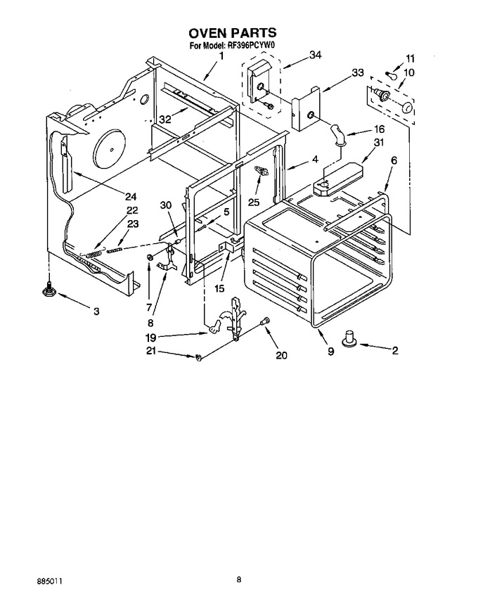 Diagram for RF396PCYN0