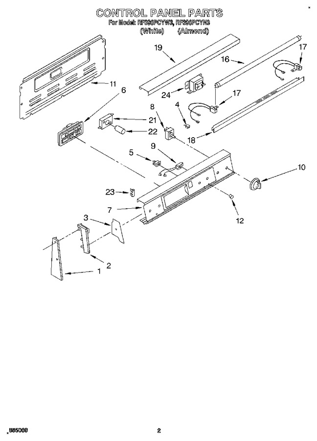 Diagram for RF396PCYW3