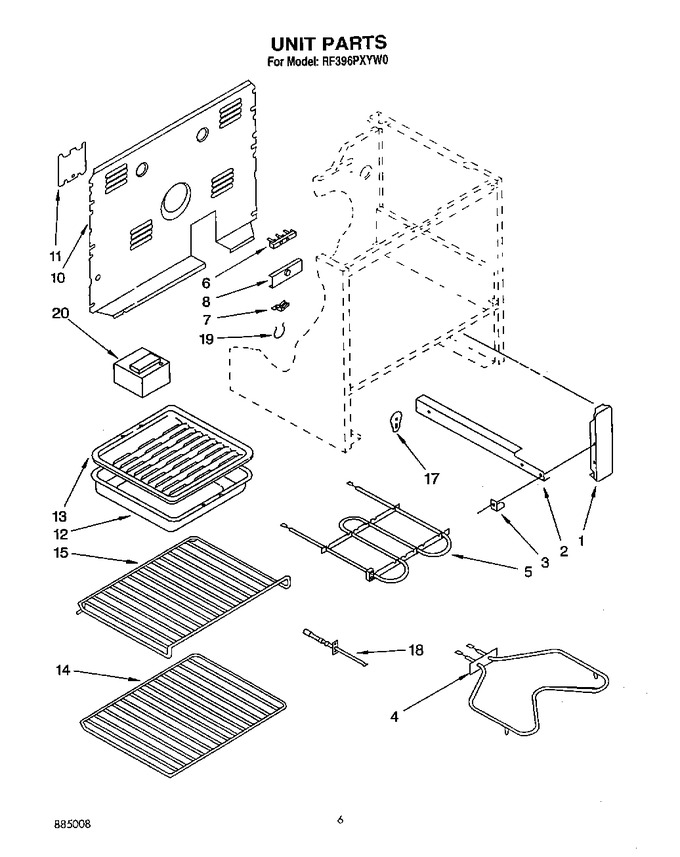Diagram for RF396PXYN0