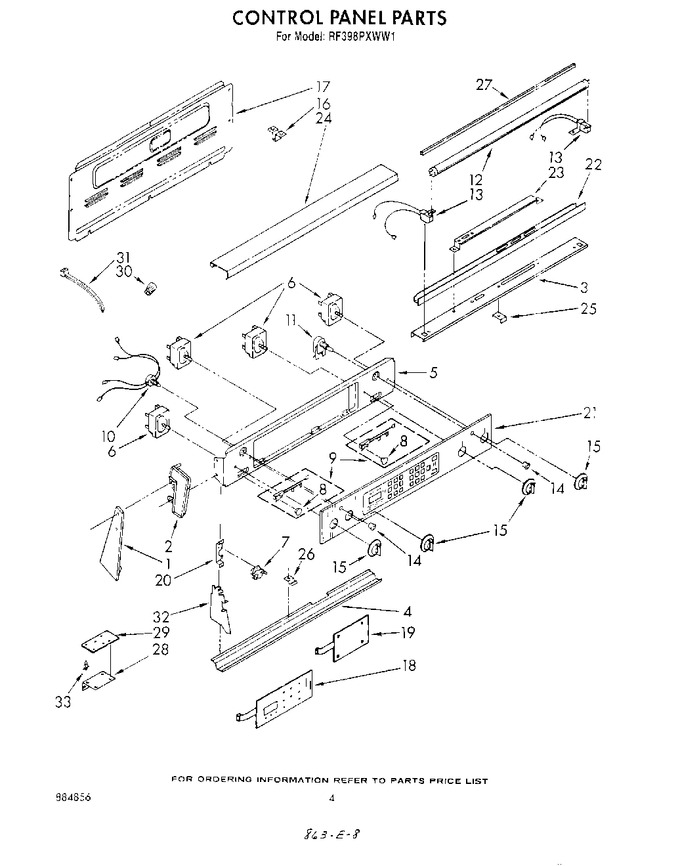 Diagram for RF398PXWW1