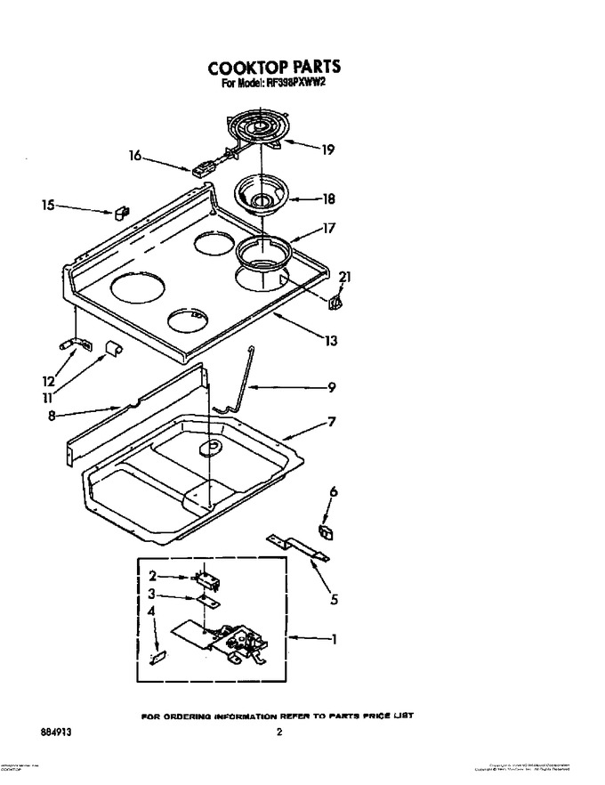 Diagram for RF398PXWW2