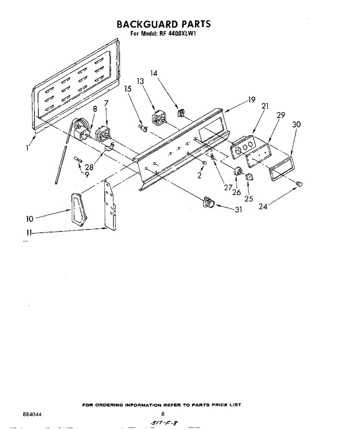 Diagram for RF4400XLW1