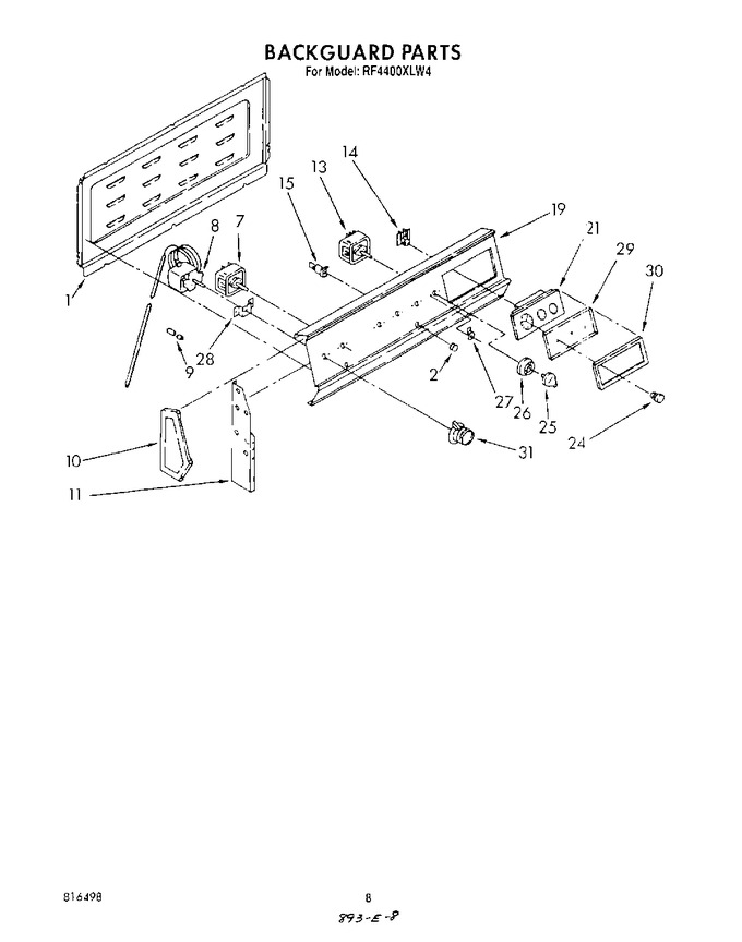 Diagram for RF4400XLW4
