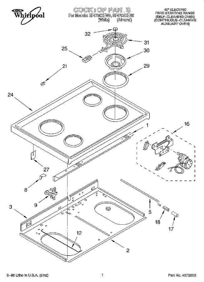 Diagram for RF4700XEN0