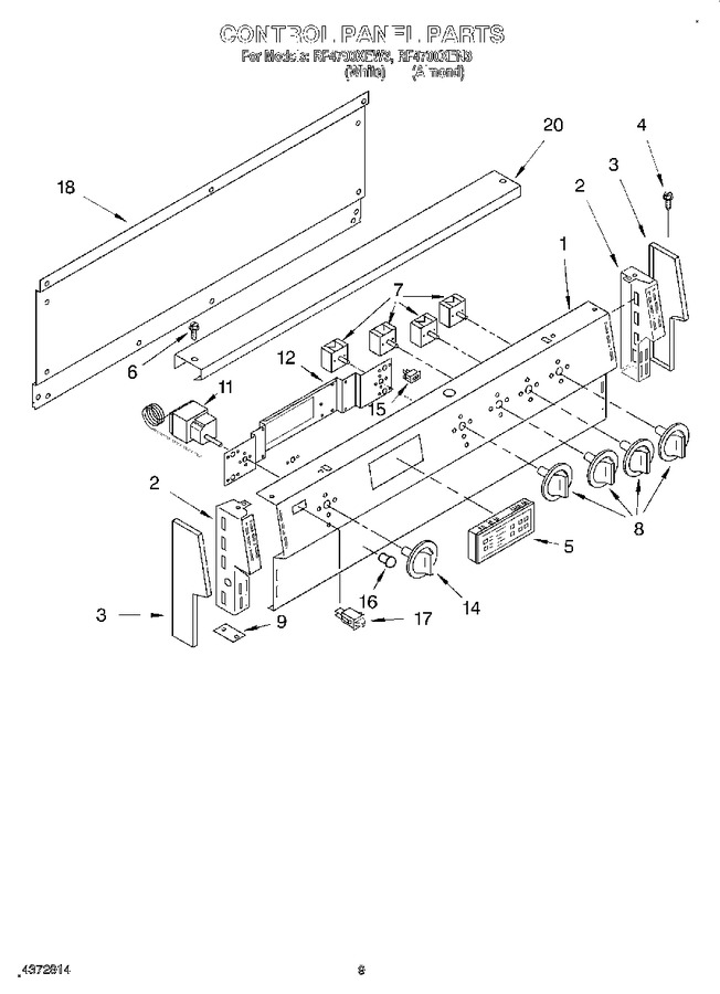 Diagram for RF4700XEN3