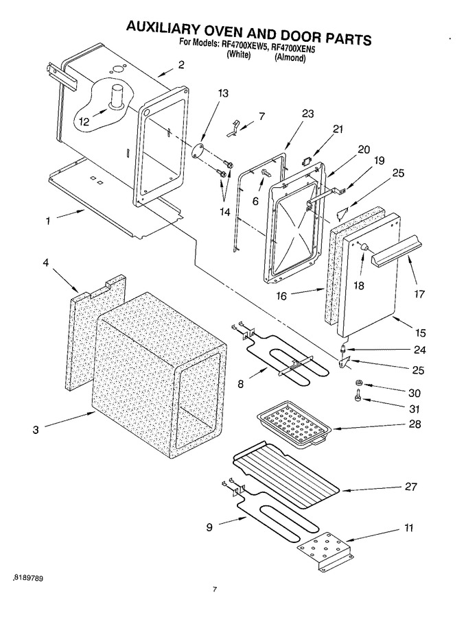 Diagram for RF4700XEN5